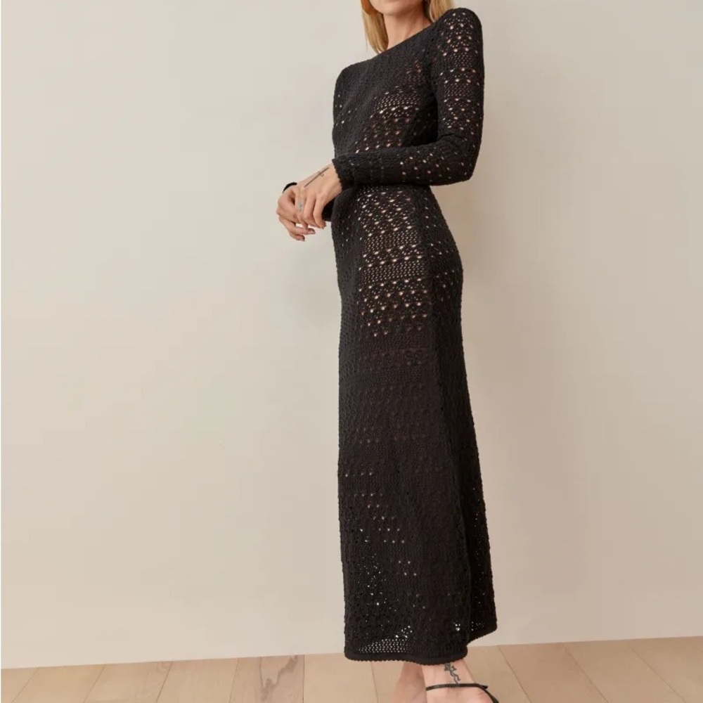 Reformation Crochet Castello Dress